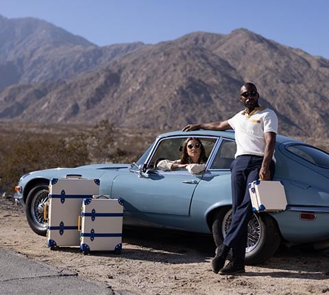 Palm Springs x Globe-Trotter Luggage And Accessories